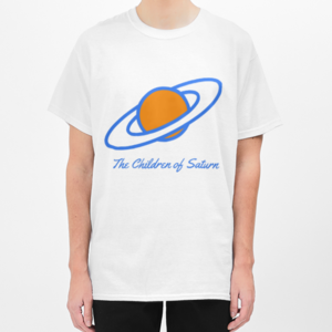 천문 동호회 The Children of Saturn 릴렉스핏 티셔츠